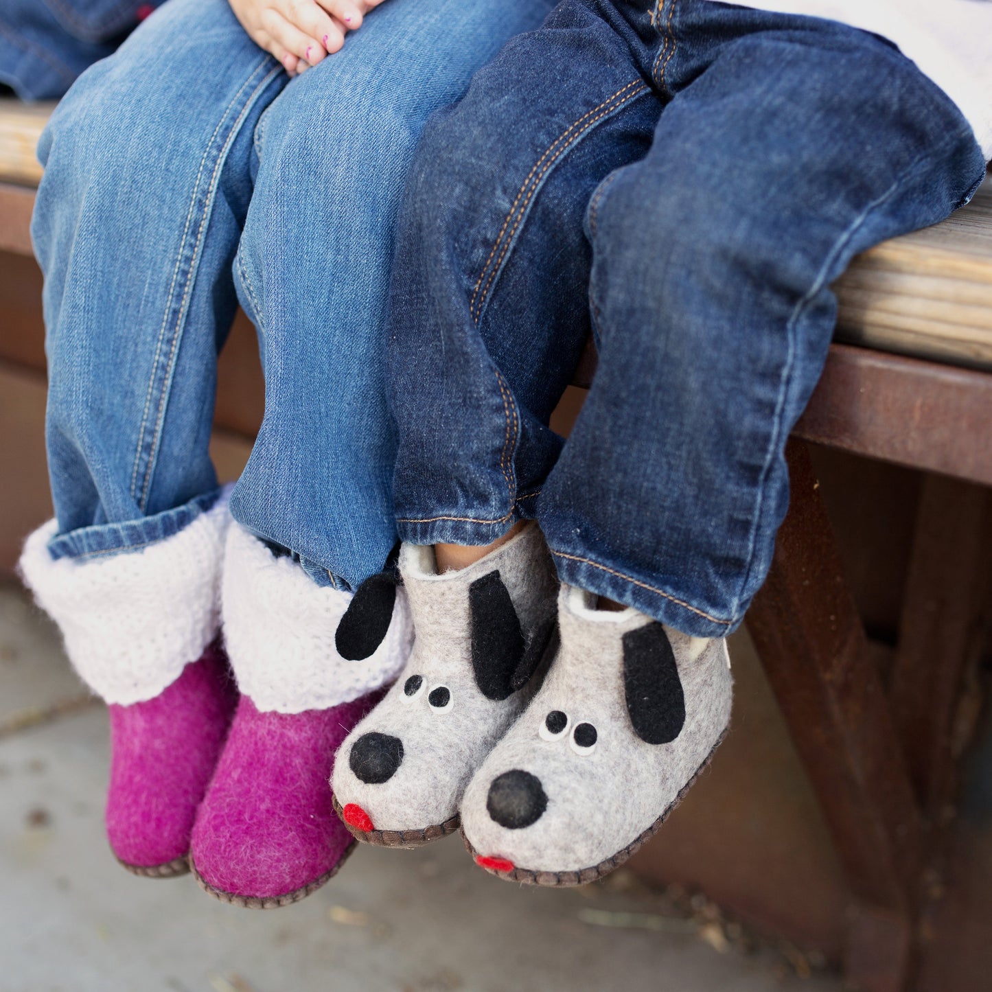 Natural Wool Boots for Toddlers and Babies