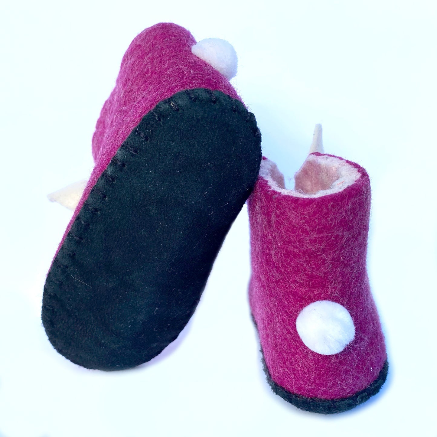 Natural Wool Boots For Babies and Toddlers - Bunny