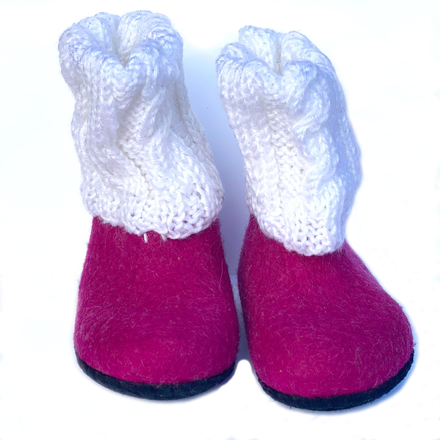 Soft Natural Wool Booties for babies & toddlers