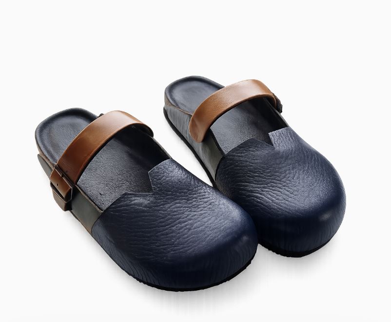 Elegant Comfort Leather Clog
