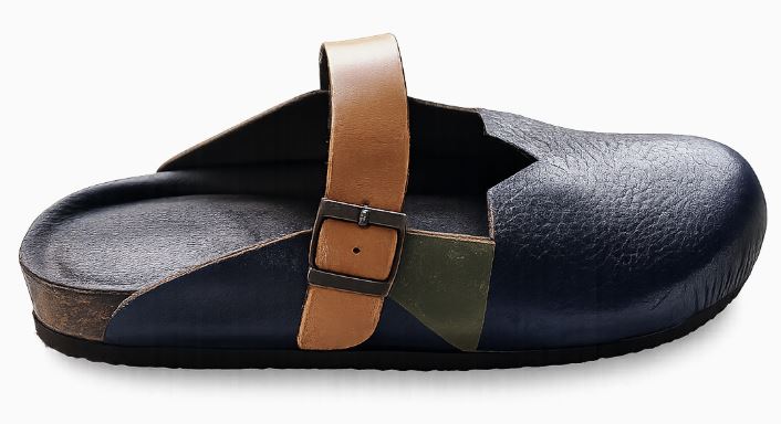 Elegant Comfort Leather Clog