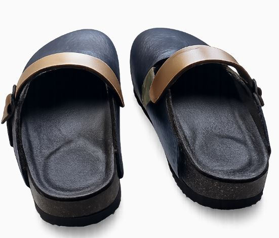 Elegant Comfort Leather Clog