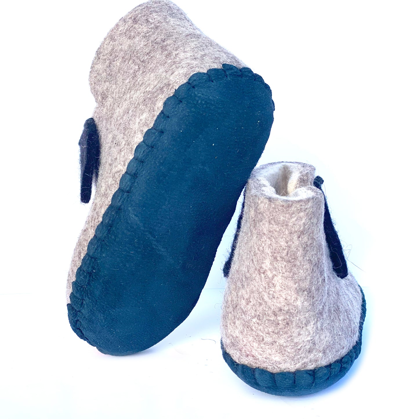 Natural Wool Boots for Toddlers and Babies