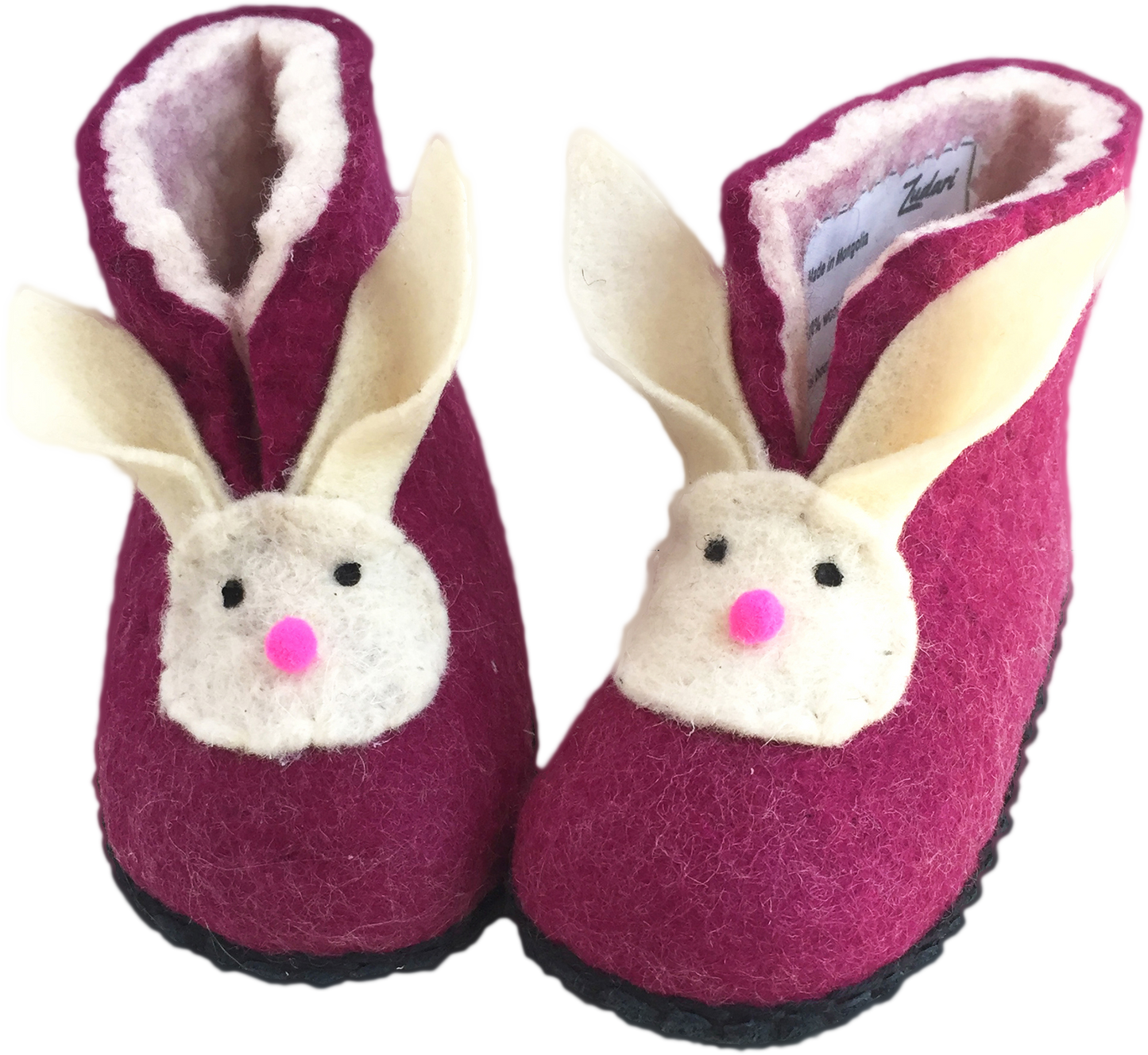 Natural Wool Boots For Babies and Toddlers - Bunny